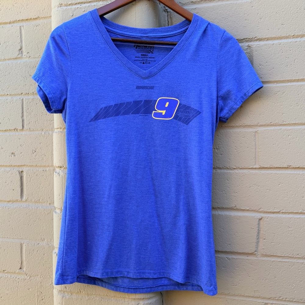 Blue Women's Chase Elliott Short Sleeve Tee small‎